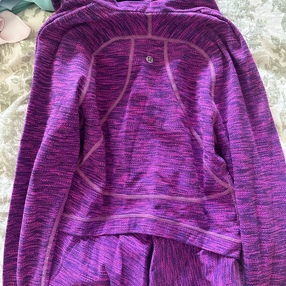 lululemon athletica Purple Space-Dye Hoodie Jacket